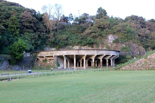 佐渡金山の北沢浮遊選鉱場跡