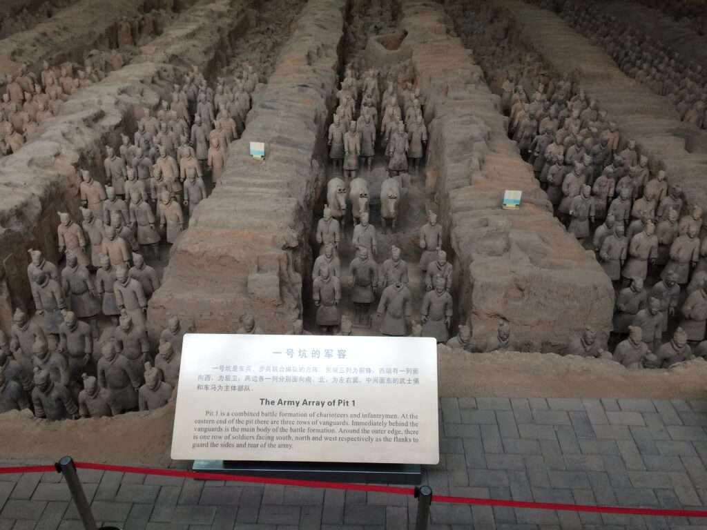 秦始皇帝陵及び兵馬俑坑 1号坑