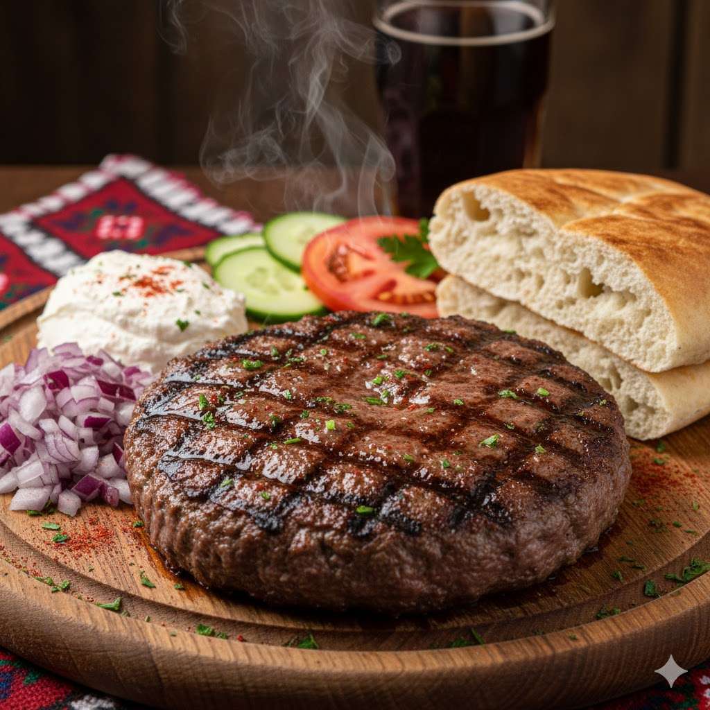 ボスニア・ヘルツェゴヴィナ　プラジニツェ（Pljeskavica）