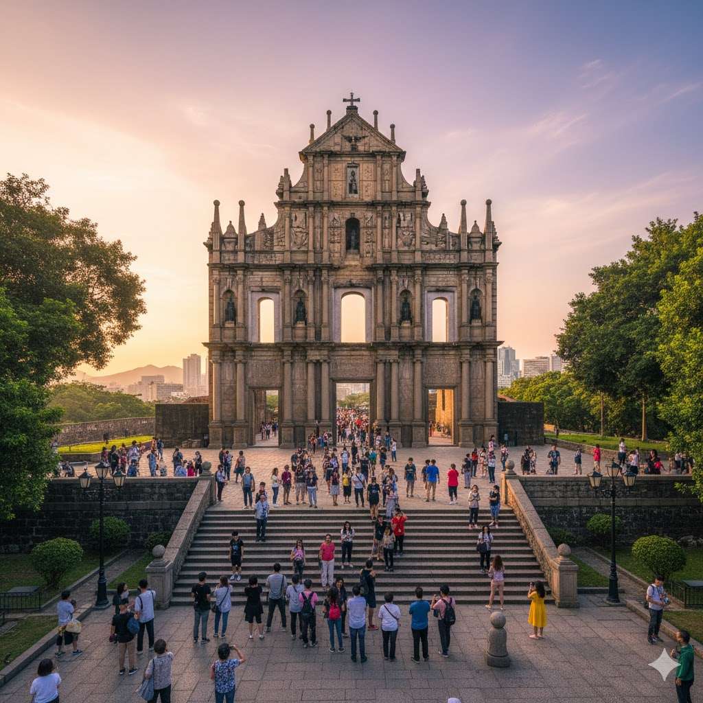マカオ 聖ポール天主堂跡