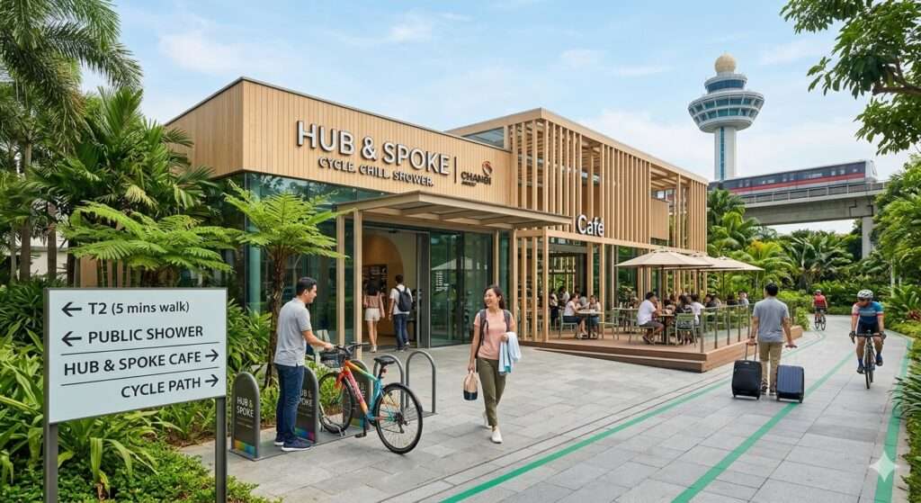 シンガポールチャンギ空港のHub&SpokeCafeイメージ