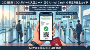 2026年最新のシンガポール入国カード(SG Arrival Card)書き方ガイド