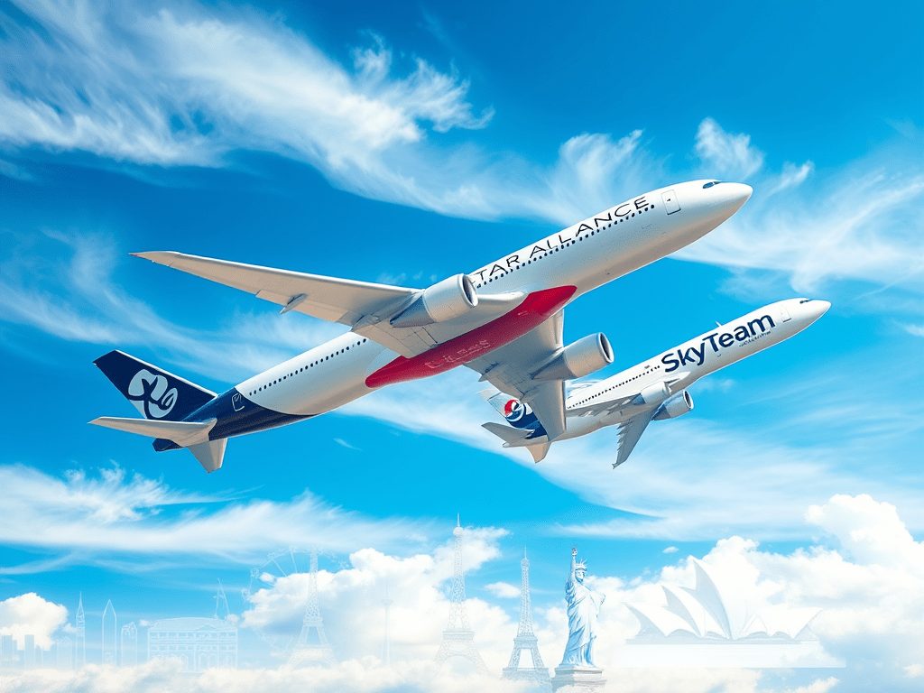 スターアライアンス vs ワンワールド｜世界一周航空券比較のイメージ画像