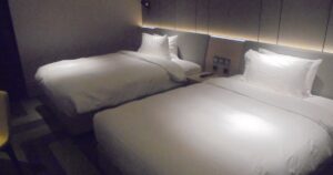 チャンギ空港のトランジットホテル客室
