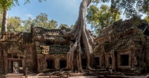 カンボジア・アンコールのタ・プローム寺院