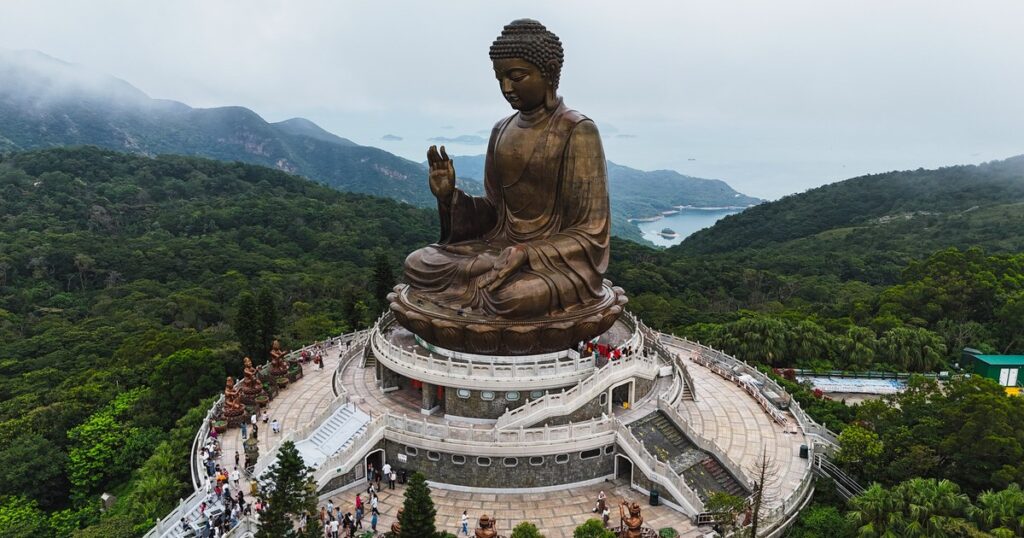 香港・ランタオ島の天壇大仏